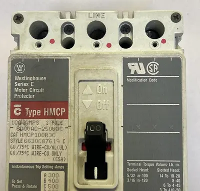 USED WESTINGHOUSE HMCP100R3C
