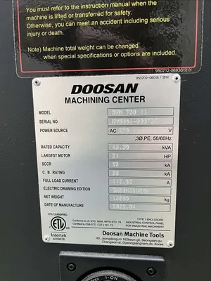 2022 DOOSAN DNM-750II Vertical Machining Centers | Olympia Technical Services (8)