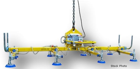 ANVER (NEW) 8-PAD VACUUM SHEET LIFTER AND STAND