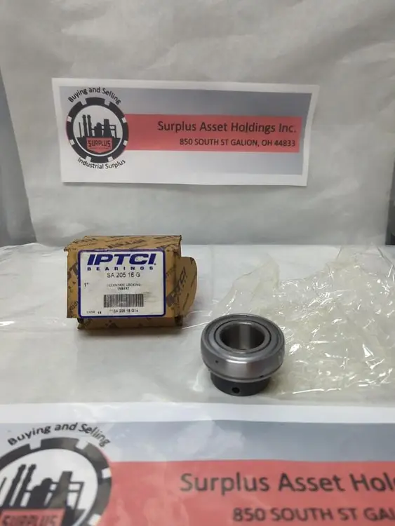 New | in-Stock IPTCI SA 205 16G Bearings | Surplus Asset Holdings #1192980