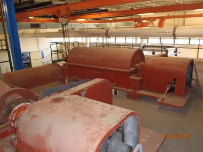 (2) Bird 24 x 60 solid bowl decanter centrifuges, CS.