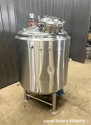 INOX Industries 275 Gallon Jacketed Reactor With Agitator