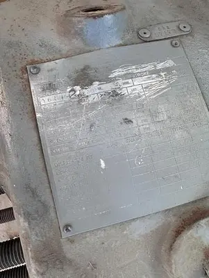 Ingersoll Rand 6" 1950# Cylinder SN Y6R8464