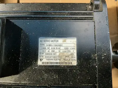 Used 2004 YASKAWA / MOTOMAN SGMG13A2ABC Servo Motors Ohio US | HGR 24 #1358840