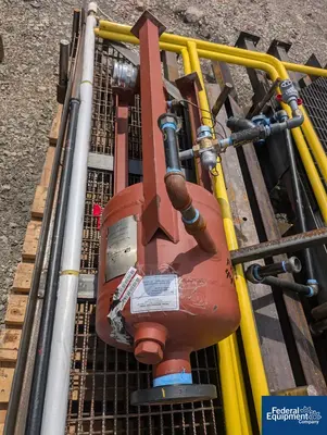USED De Dietrich 500 Gal DeDietrich Glass Lined Reactor, 100/100#