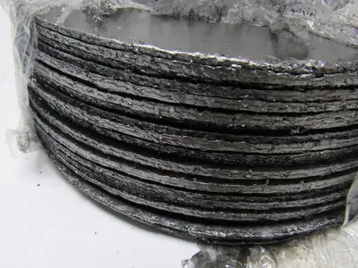 Durlon FGT316/G13S 4" 150# Flexible Graphite Ring Gasket 1/16" Thick Lot Of 25