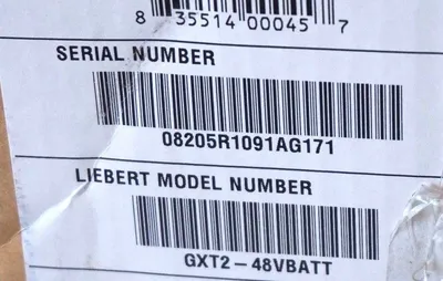 NEW EMERSON LIEBERT GXT2-48VBATT NETWORK POWER RACK GXT248VBATT