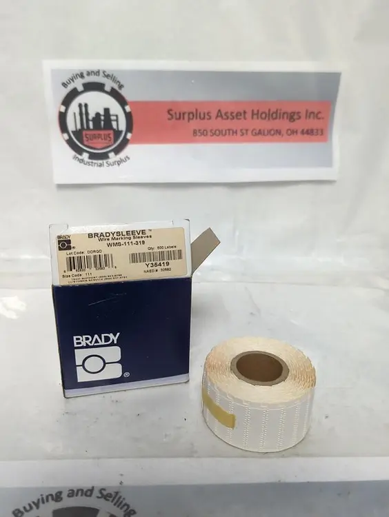 New | in-Stock BRADY WMS-111-319 Miscellaneous Equipment (Electrical & Power) Ohio US | Surplus Asset Holdings #1363960