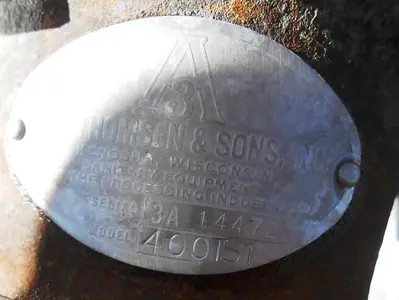 Conveyor, Screw, 10" x 7', S/st, Dbl, Incline, #S742038