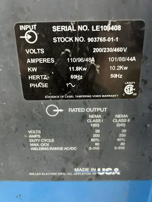 Used MILLER SYNCROWAVE 250 DX Tig Welders Georgia US | The Equipment Hub #801151