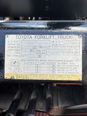 USED 1998 TOYOTA 42-6FGCU20