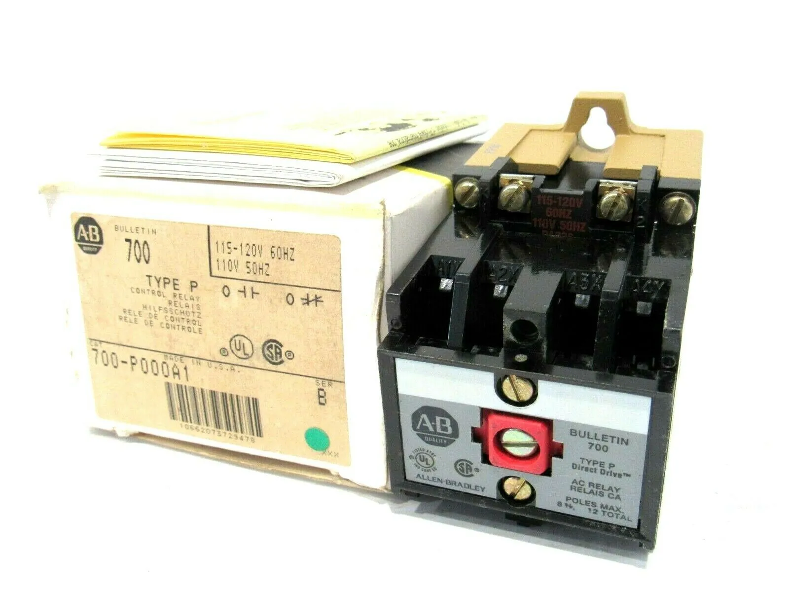 NEW ALLEN BRADLEY 700-P000A1 RELAY SER.B 700P000A1