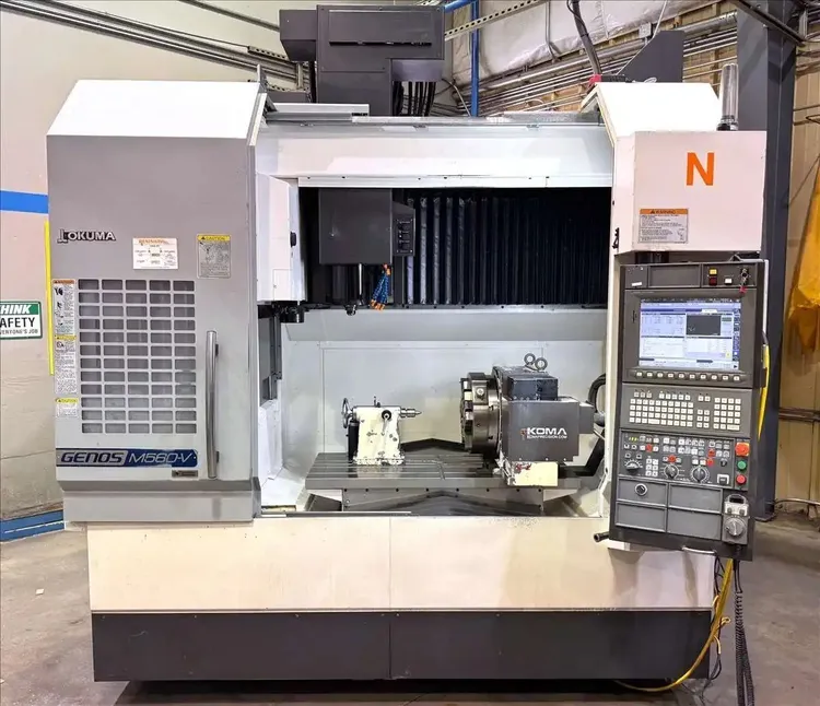 Used 2017 OKUMA GENOS M560-V Vertical Machining Centers California US | Machinery Resources International #1352352