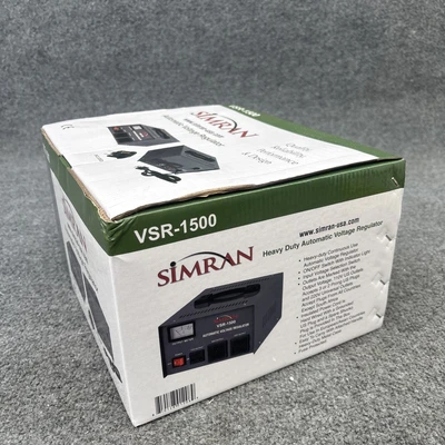 New | in-Stock Simran VSR-1500 Voltage Regulators California US | Davliegogo LLC #1708047