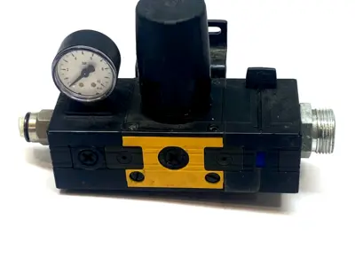 Used Knapp w/Gauge Modular Inline Unit Air Pressure Regulators Michigan US | Maverick Industrial Sales #1394281