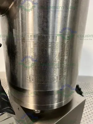 USED WAUKESHA CHERRY BURRELL/ SPX 018UL ROTARY LOBE PUMP W/ STAINLESS 1.5 HP MOTOR