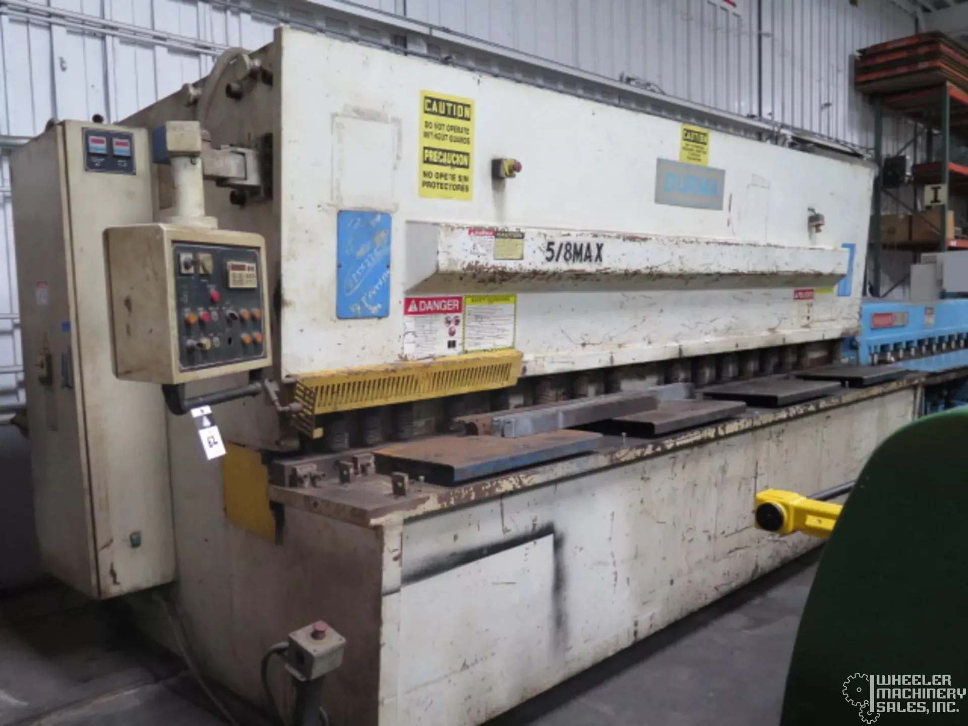 2001 DURMA AHGM 4016 Hydraulic Power Squaring Shear #8187