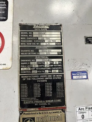 Used PACIFIC J-165-14 Press Brakes Georgia US | The Equipment Hub #163106