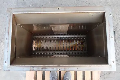 SPC8956  Mill 12.5" wide x 22.5" long feed opening lump breaker .2 drive (hp), Stainless Steel