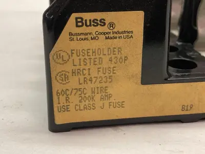 New | in-Stock BUSS J60030-3CR Miscellaneous Equipment (Electrical & Power) | Surplus Asset Holdings #1198834