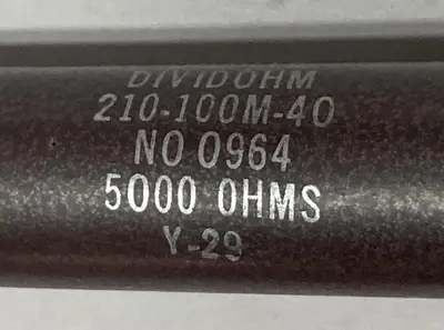 New | in-Stock OHMITE 0964 210-100M-40 Miscellaneous Equipment (Electrical & Power) Ohio US | Surplus Asset Holdings #1209413