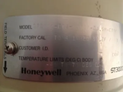 Honeywell STD110-E1A-00000-2J Pressure Transmitter