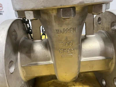 Warren 1306 4” Threaded Handwheel Gate Valve