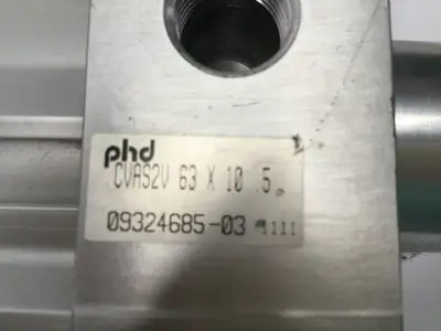 CVAS2V 63 X 10 .5 | PHD CVAS2V Pneumatic Cylinder 63mm Bore 10.5" Stroke - Used
