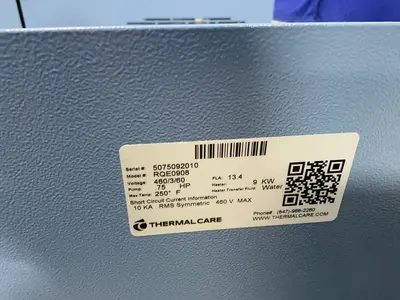 Used THERMAL CARE RQE0908 Misc Plastics Equipment Ohio US | HGR 24 #1332749