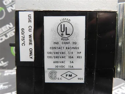 Agastat 70120F Timing Relay 24VDC 1 - 10 Minutes 120/240VAC 1/4 HP Used