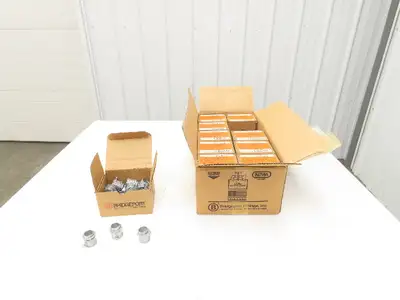 Bridgeport 231-DC2 EMT Conduit Connectors 3/4" Box Adaptor Screw Type Lot of 250