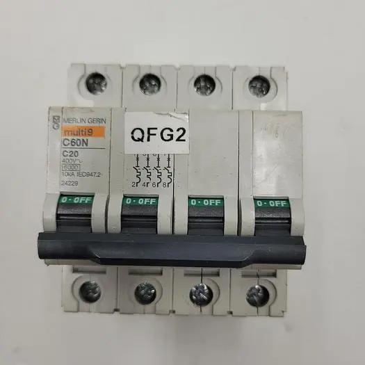Used MERLIN GERIN MERLIN GERIN MULTI9 C60N C10A CIRCUIT BREAKER Circuit Breakers | ND Industrial Surplus #1221339