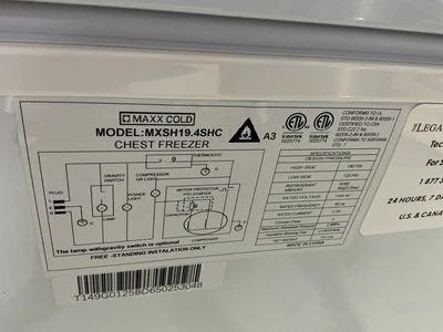 Used MAXX COLD MXSH19.4SHC Freezers Michigan US | Miedema Asset Management Group #1475959