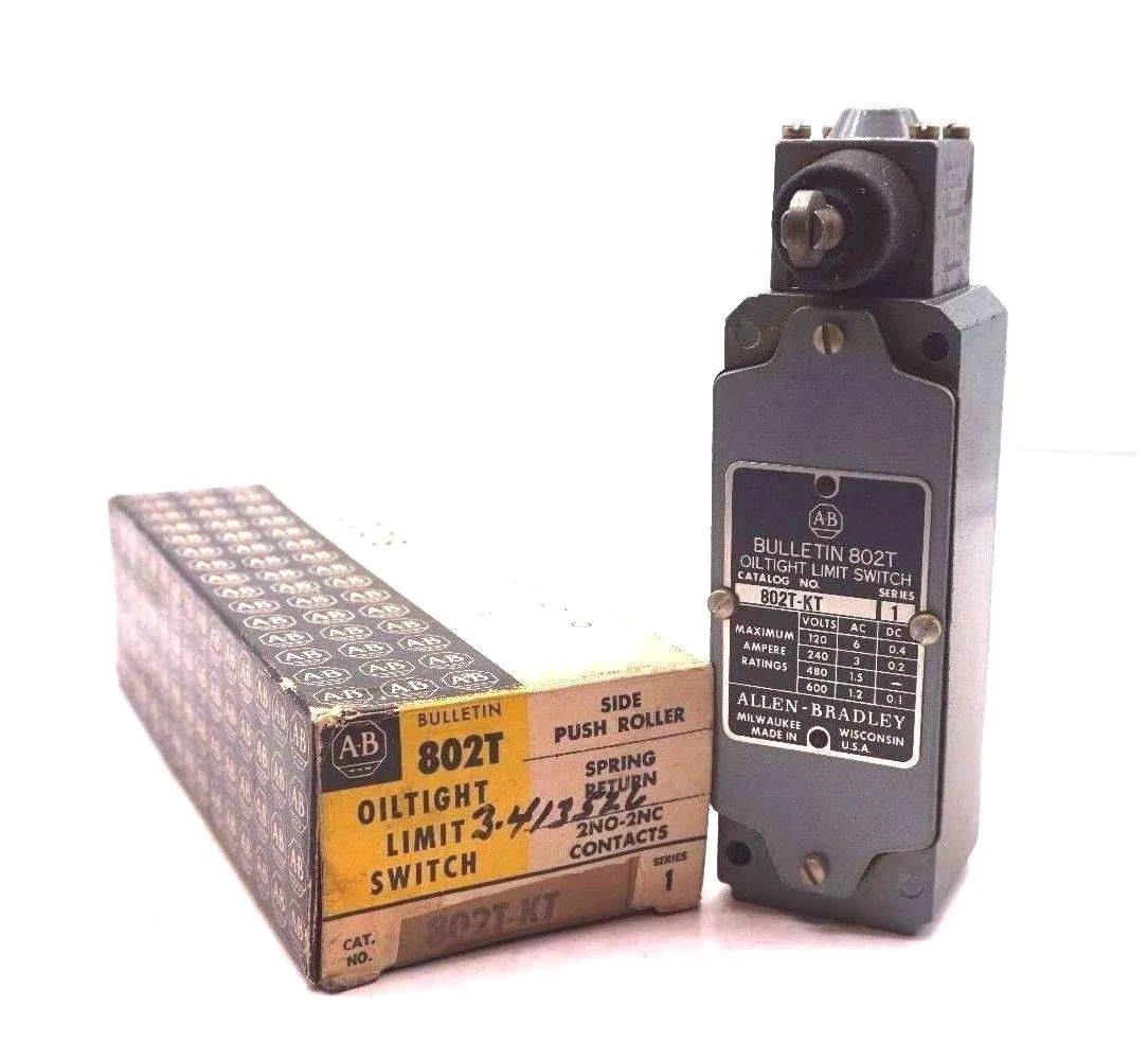 NEW ALLEN BRADLEY 802T-KT LIMIT SWITCH SER.1 802TKT