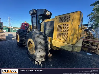 Used 2015 CATERPILLAR 553C Feller Bunchers New Jersey US | Proxy Equipment #1377862