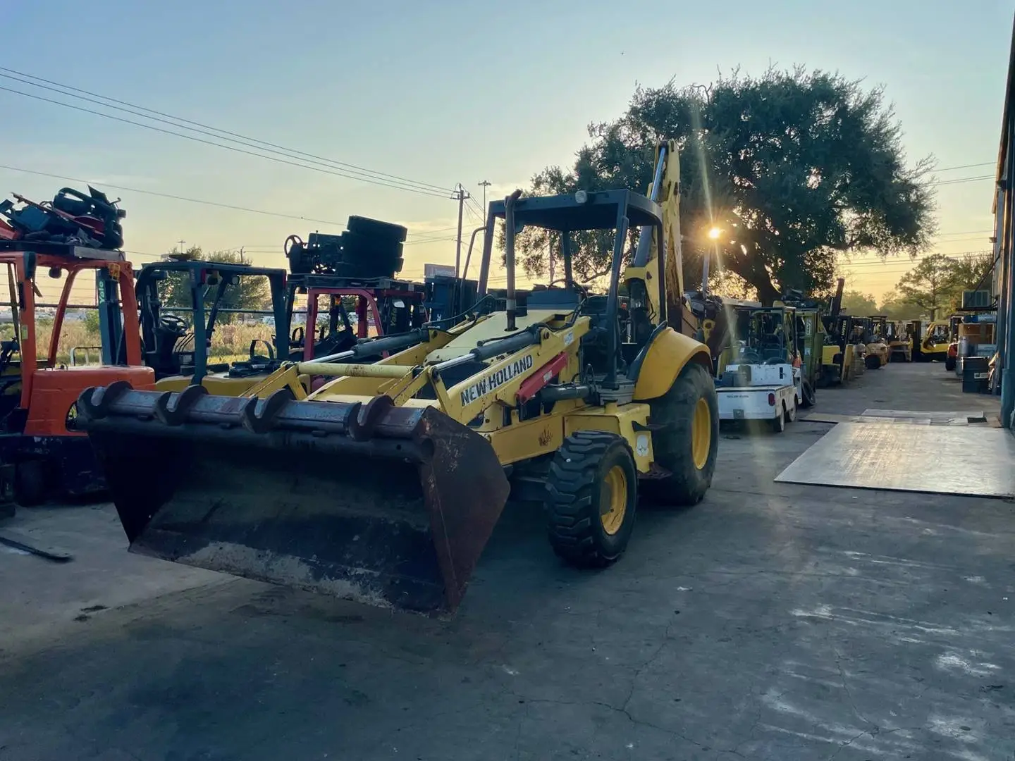 Used 2007 NEW HOLLAND B95 Backhoe Loaders Texas US | TB Forklifts #1275003