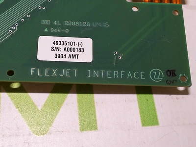 UNIVERSAL INSTRUMENTS 49336101 FLEXJET INTERFACE CARD