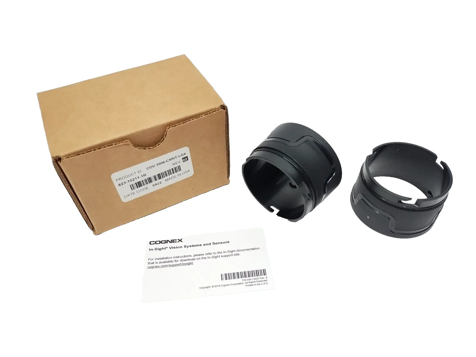 COV-7000-CMNT-LGX, 823-10211-1R | Cognex COV-7000-CMNT-LGX Rev 02 Vision System Cover Extender 823-10211-1R 2-PACK - New