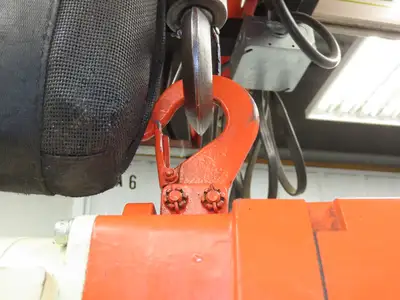Harrington ED525DA 1/4 Ton 525lb Electric Chain Hoist 5' Lift 10-44FPM 1Ph 115V