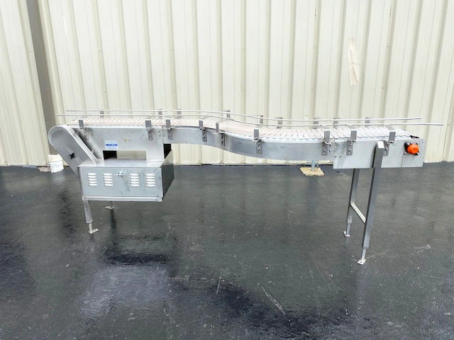 Nercon 12" Wide x 9' Long "S" Shaped Conveyor