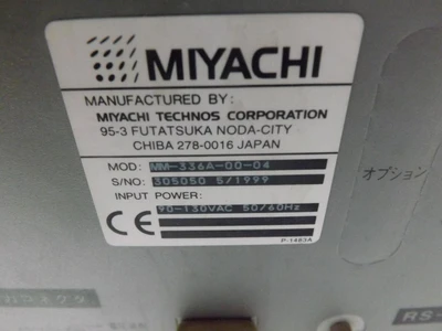 Used MIYACHI _UNKNOWN_ Welding Machinery (Other) Texas US | OCO Industrial #1715209