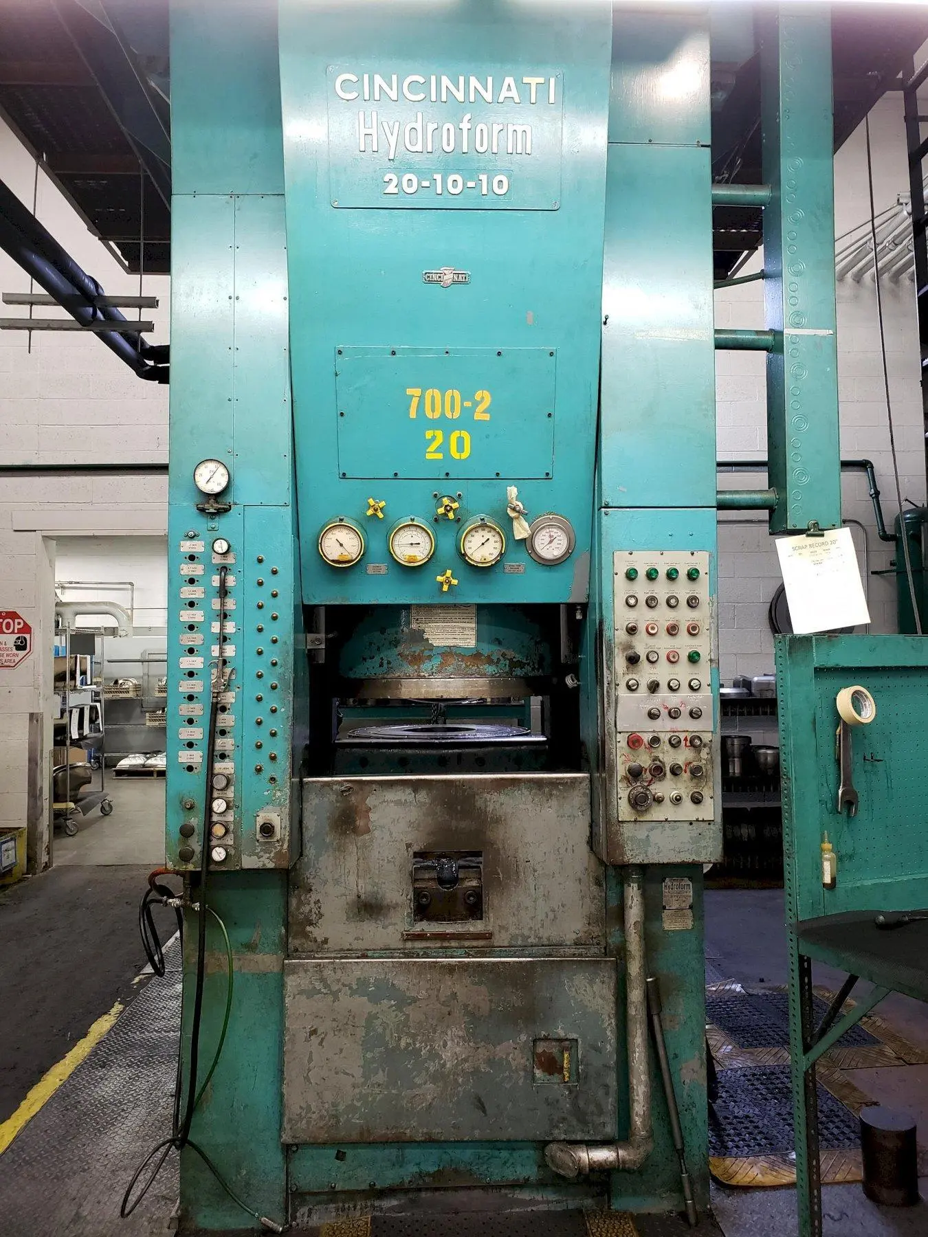 USED CINCINNATI HYDROFORM 20-10-10
