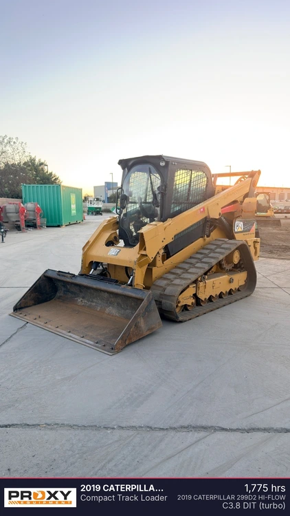 Used 2019 CATERPILLAR 299D2 HI-FLOW Skid Steer Loaders California US | Proxy Equipment #1547823
