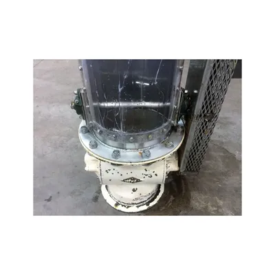 Used 10x12 Semco Rotary Airlock valve with Dual Shaft Agitated lump breaker