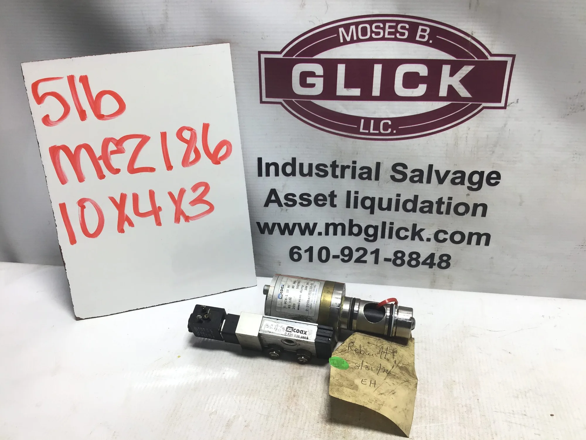 Coax 0820038980 Emulsion Dirty 0-200 bar Valve 24VDC Coax 502785