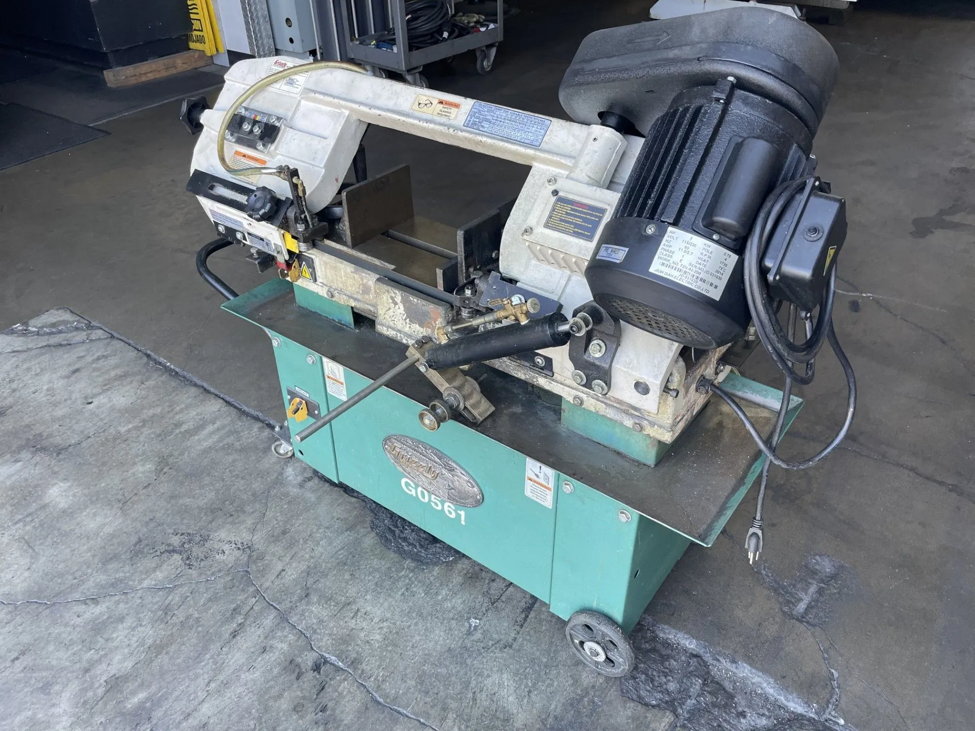 Used 2014 GRIZZLY G0561 Horizontal Band Saws California US | Wheeler Machinery Sales #1269817