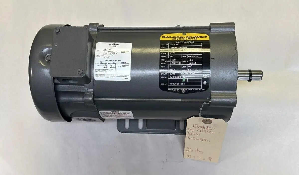 New | in-Stock BALDOR CD3451 D.C. Motors Ohio US | Surplus Asset Holdings #1184951