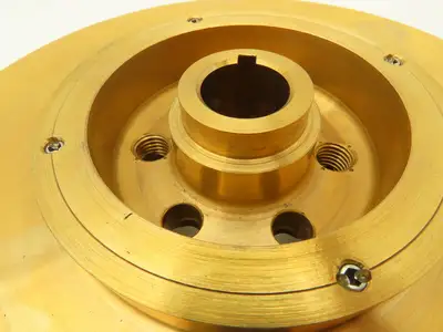 Worthington 905211-05 Centrifugal Pump Impeller Brass Bronze 1-1/8"Bore 10.75"OD
