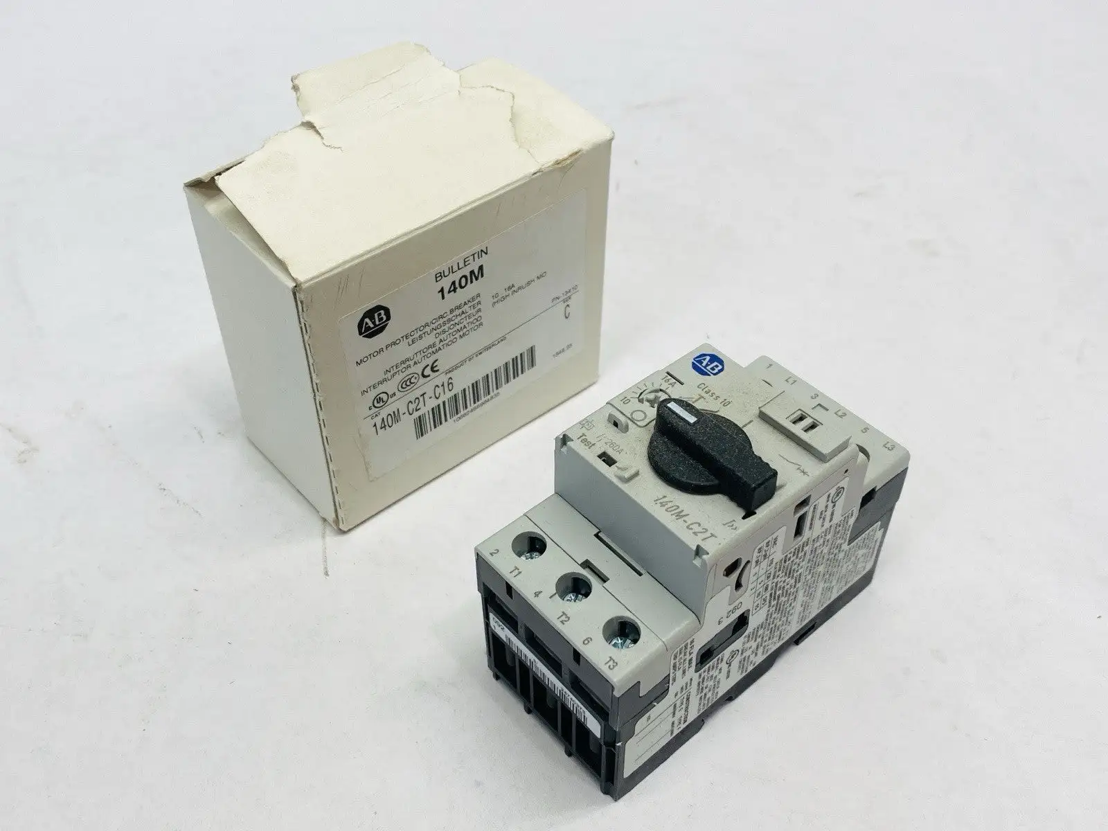 140M-C2T-C16 | Allen Bradley  Ser. C Circuit Breaker Motor Protection 10/16A 3P - New Other
