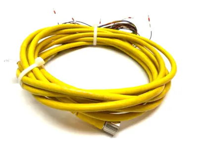 USED ALLEN-BRADLEY SER. A SINGLE ENDED CORDSET M23 12-PIN 20' LENGTH